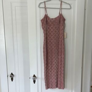 Vici Pink Midi Dress
